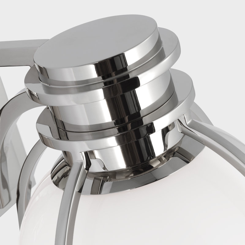 Gracie Single Sconce by Chapman & Myers, Polished Nickel