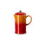 Le Creuset Stoneware 34 Oz. French Press, Cerise-888118546