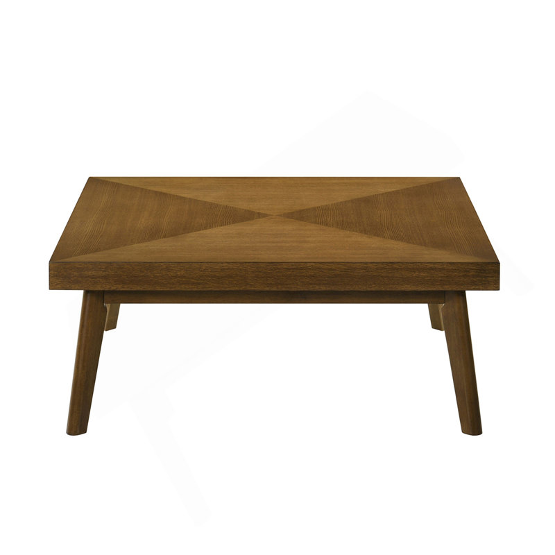 Square Coffee Table, Walnut Brown