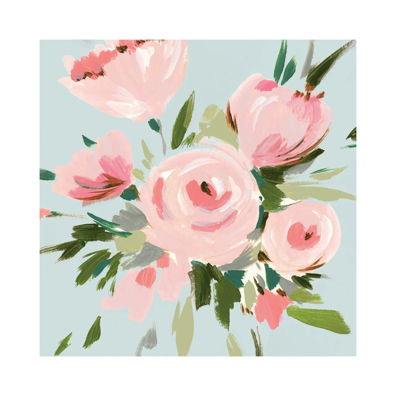 Pink Inspiration I by Isabelle Z - Painting on Canvas, 45.72 cm H x 45.72 cm W x 1.91 cm D, Wrapped Canvas