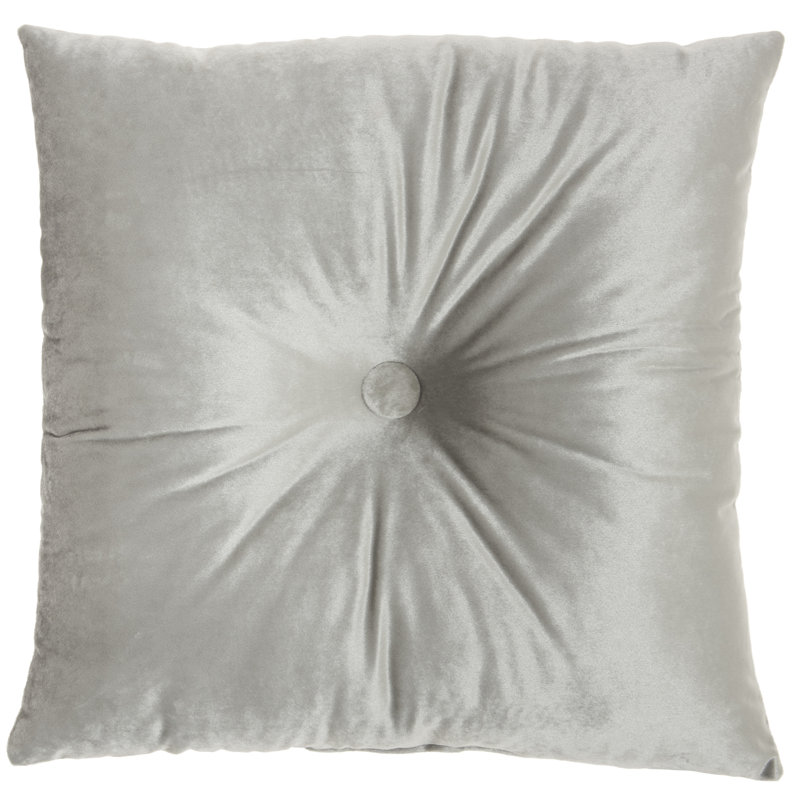  Housse de coussin carré et insert, Gris
