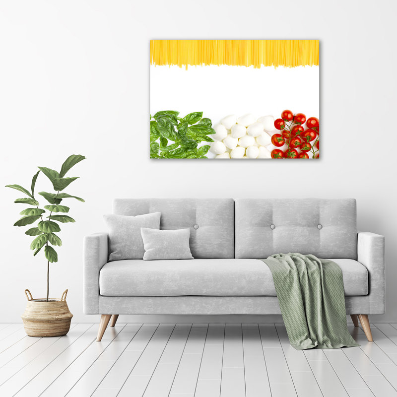 Italian Flag - No Frame Print on Glass