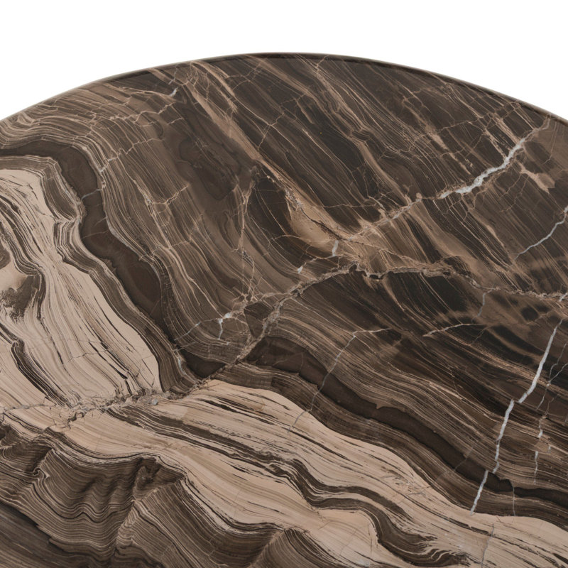 Ponce Desk-Rocky Brown Marble