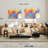 Avery Red Yellow Blue Abstract-107704382