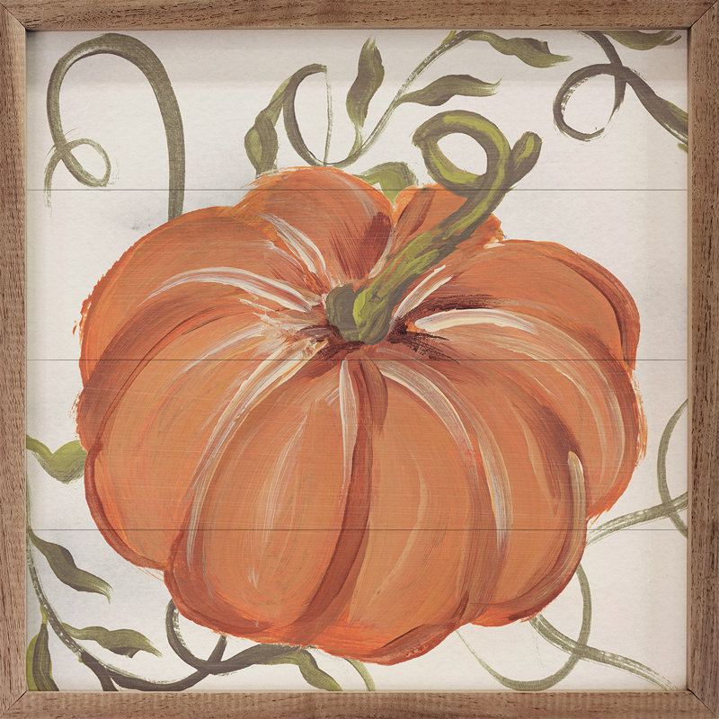 «Pumpkin 2» par Nina Blue - reproduction d'angle fermée, H 12 po x l 12 po