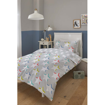 Glorine Polyester Geometric Shapes Duvet Cover Set with Pillowcases