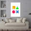 Art mural contemporain abstrait coloré Gamer-335875967