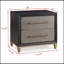 Table de chevet 2 tiroirs 1pc