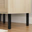 Table de chevet, table de chevet avec tablette ouverte et porte Aimara-1731055284