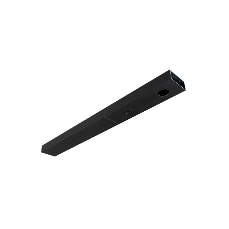 Tête de lit simple 36 po FHC H45MBS 1-3 / 4 po x 4-1 / 2 po - Noir mat