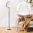 Arched Floor Lamp With Remote Control And Bulb Included