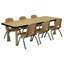 Table rectangulaire d'activités en T avec moulures totales réglables-109512148-109512147-109512140