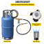 Trousse d'installation de foyer Shailja, ensemble de boyaux de foyer au propane de 90 000 BTU maximum, certifié