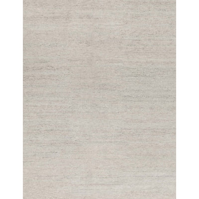 Tapis argent noué à la main de haute qualité