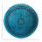 Daia One-of-a-Kind Round 8' 1" X 8' 2" New Age Round Wool Area Rug Blue