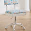 Chaise de couture pivotante à hauteur réglable avec roulettes et rangement sous le siège pour meubles de salle de bricolage - bleu-1504022432-1506385858