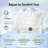 Removable Cooling Bamboo Rayon Cover Adjustable Pillow Shredded Memory Foam Bed Pillow, Set of 2-100236798