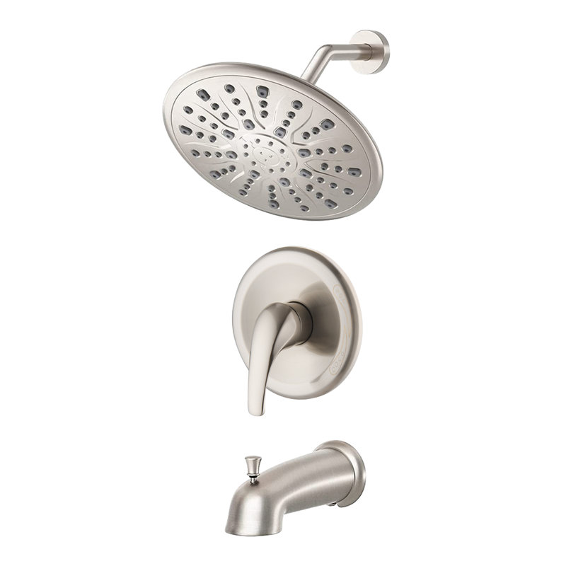 All-In-One Kit with Rough in-Valve, Brushed Nickel