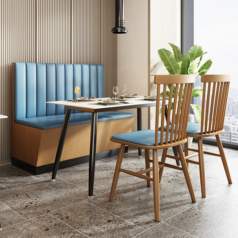 Banc rembourré Minimalist, Bleu