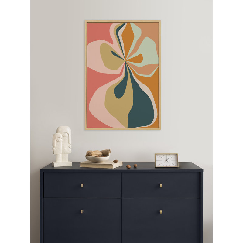«Morning Hibiscus» par Alicia Bock, reproduction d'art sur toile encadrée, H 33 po x l 23 po