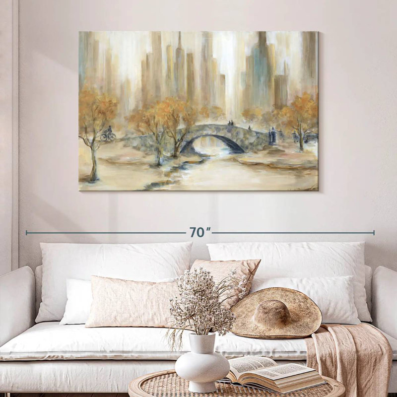 Sireci Empty Central Park, 32" H x 48" W