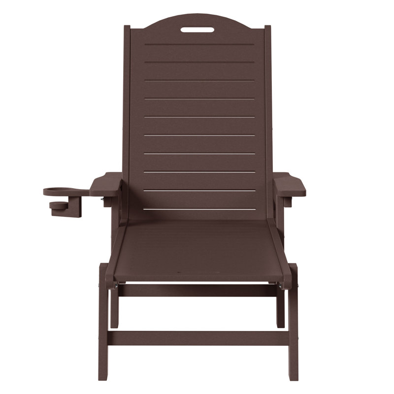 Chaise longue inclinable Brighton, Brun