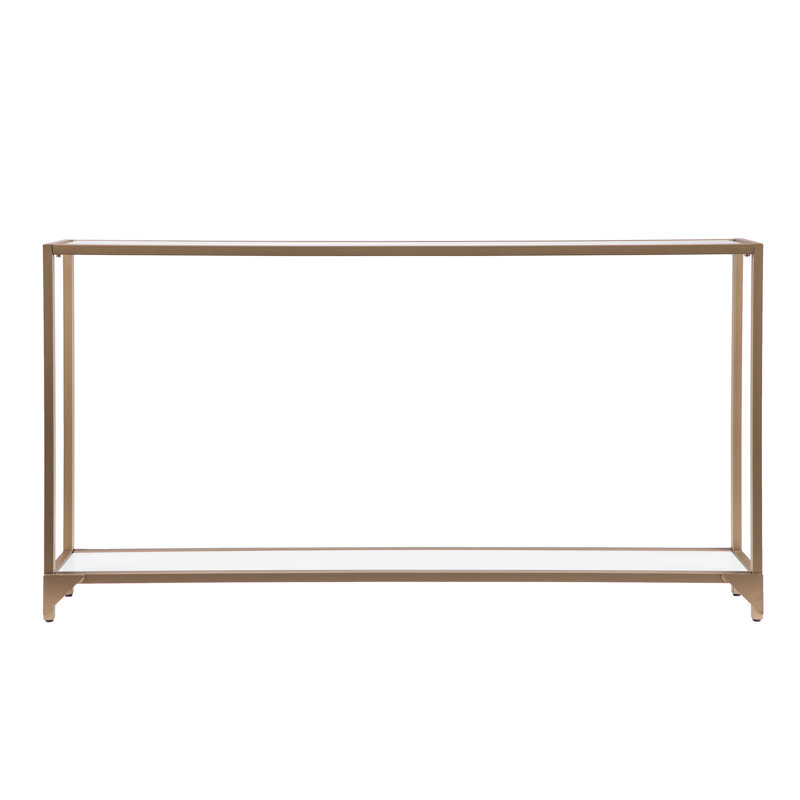 Charlie-Adam 56'' Console Table, Gold, 29" H x 56" W x  8" D