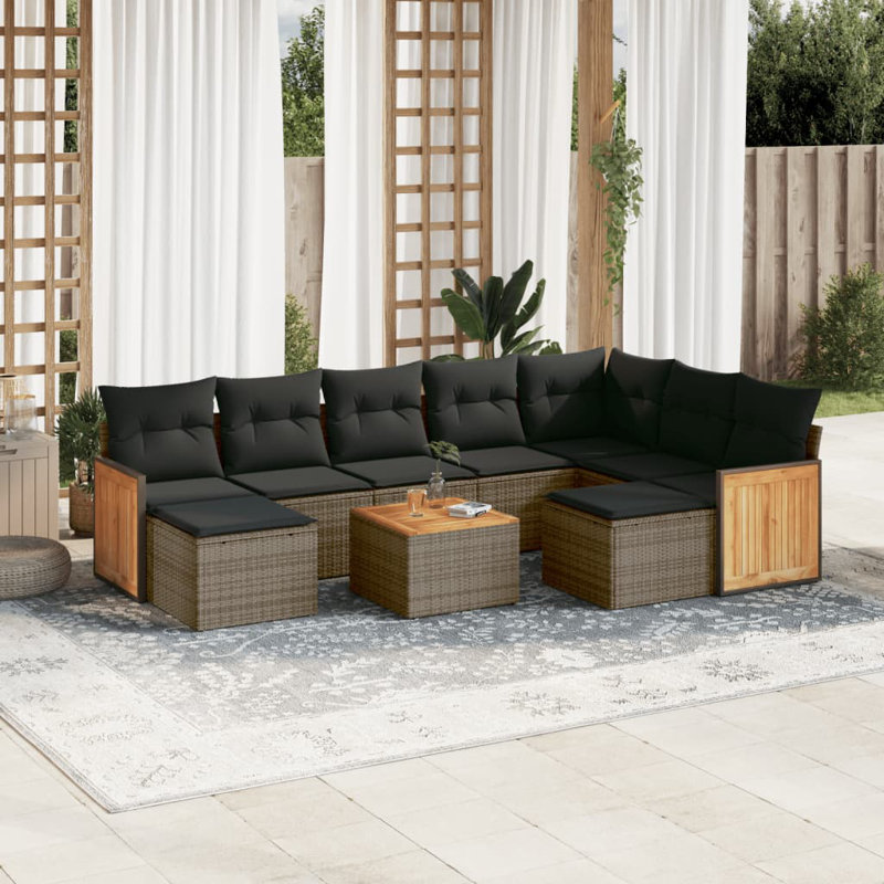 Ensemble de canapé de jardin Vidaxl