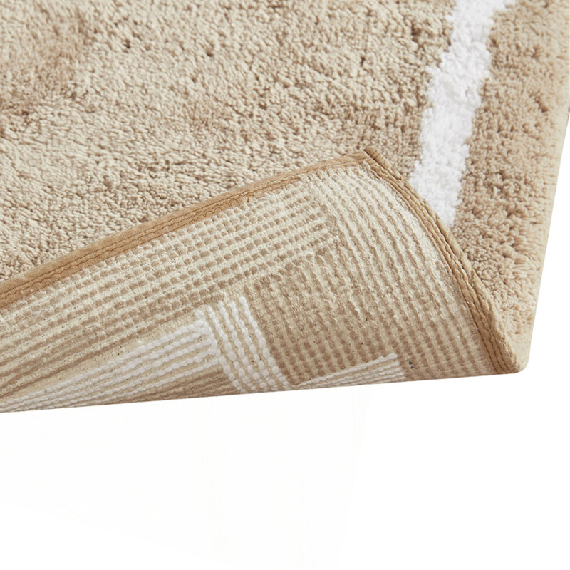 Cotton Tufted Bath Rug 24X40, Single - 2' x 3'4", Taupe