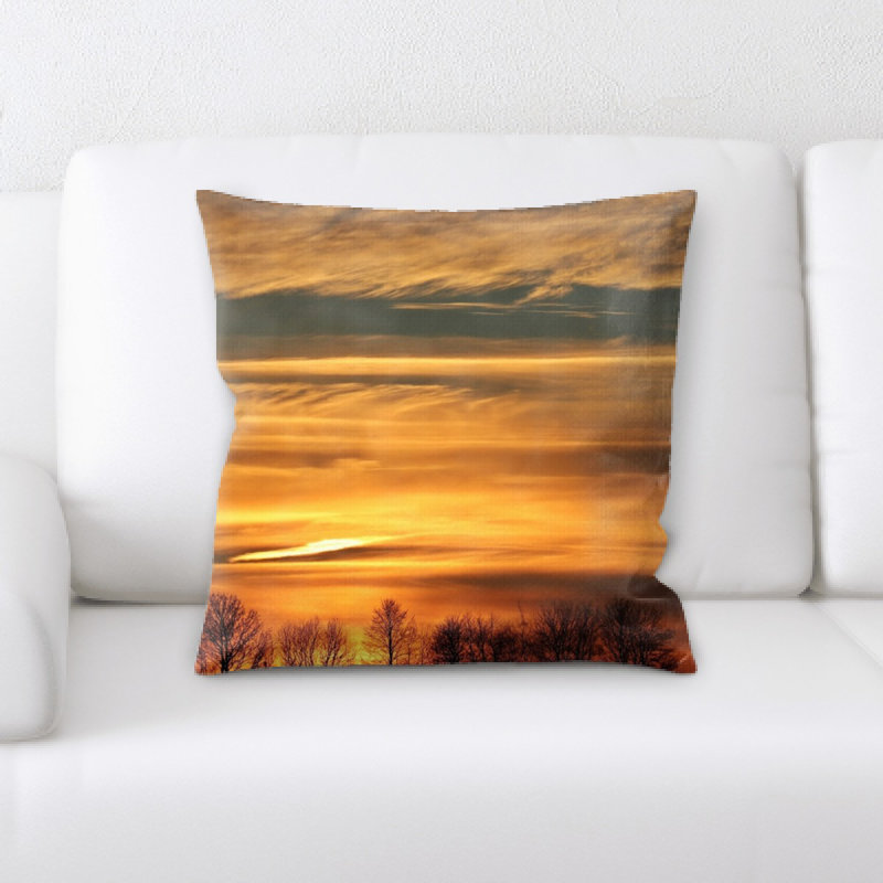 Coussin coucher de soleil