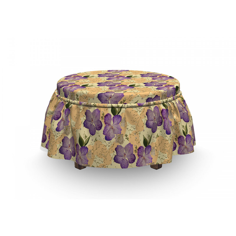 Housse pour orchidées repose-pieds romantique