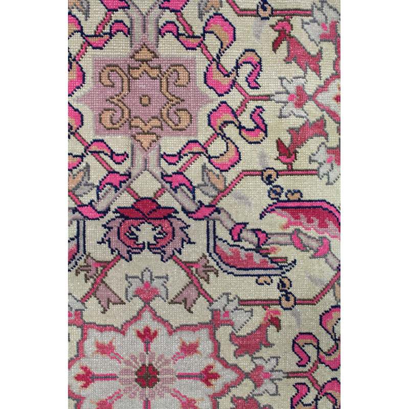 Amritsar One-of-a-Kind 7'10" X 9'10" 1940s Wool Area Rug in