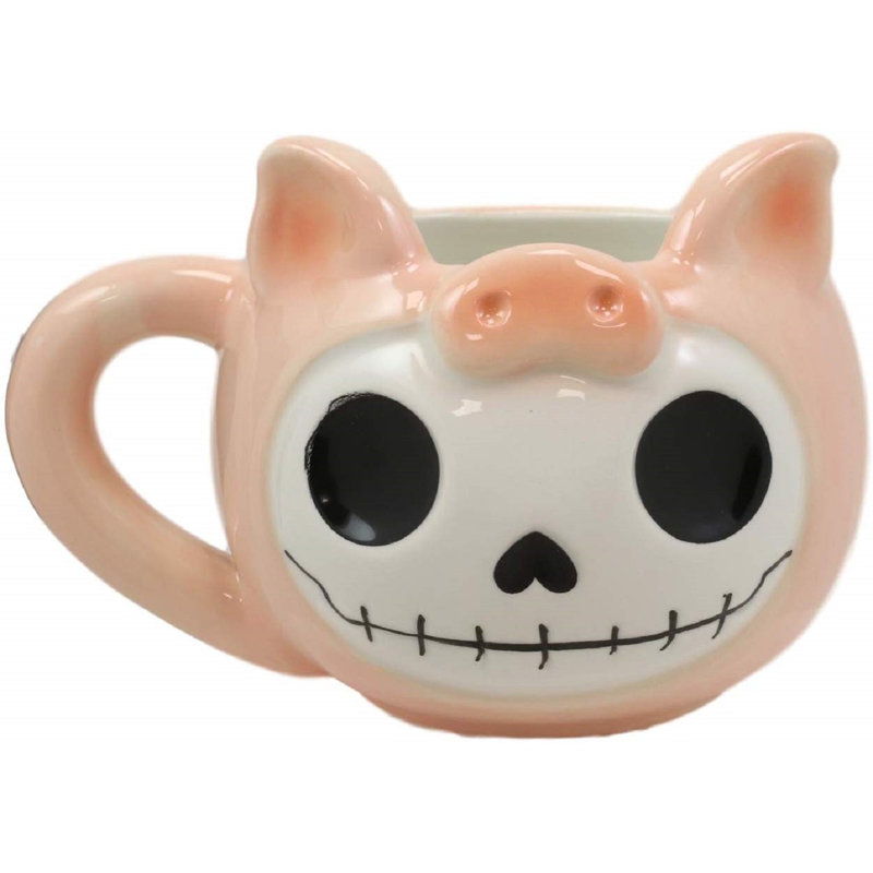 Grande tasse à café en céramique furrybones adorable Canchola