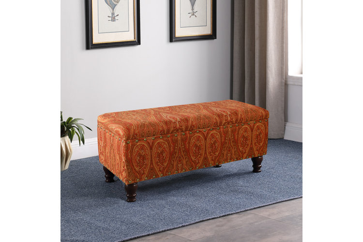 Latimer Upholstered Flip Top Storage Bench