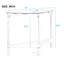42'' Retro Circular Curved Half-Moon Console Table With Cloud Design Top And Open Shelf Solid Wood Frame And Legs-366732925