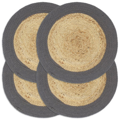 Brancaster No Pattern Round Placemat