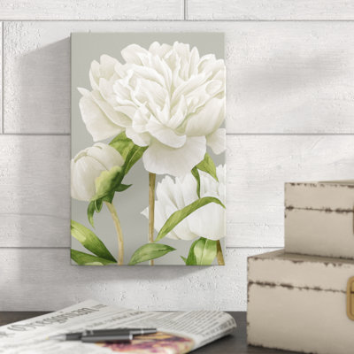 "White Peony II" par Grace Popp, reproduction d'art sur toile