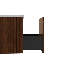 Ensemble de meuble-lavabo mural simple 24 po Xaiver