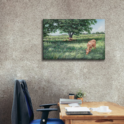  'Grazing' by Campbell Frost Canvas Wall Art, 40" x 26"