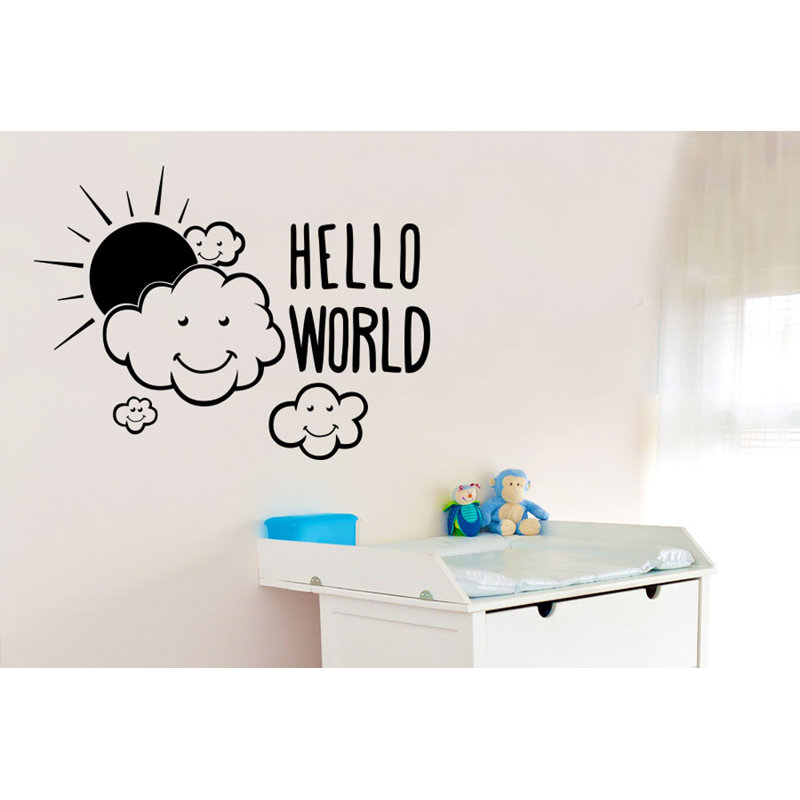 Wall Decal, Medium, Black
