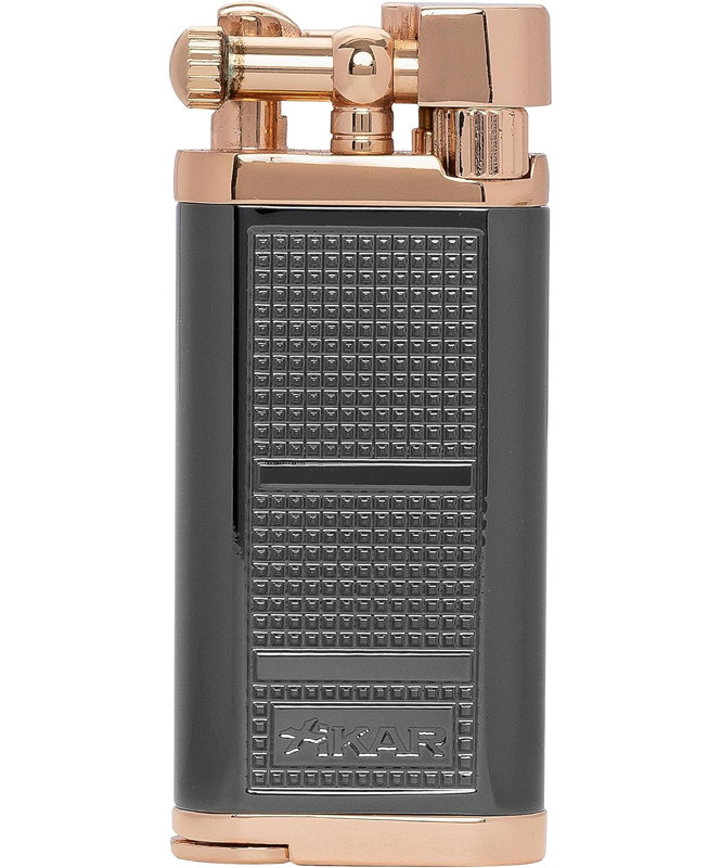 XIKAR® Pipeline Soft Flame Lighter, Black/Rose