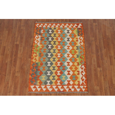 Tapis décoratif multicolore kilim 3 x 5