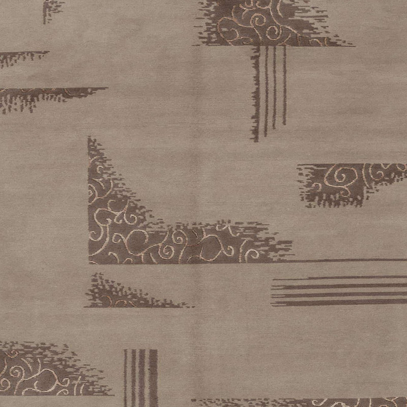 Abstract Indoor Rug, Square 4'