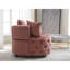Fauteuil d'appoint en velours rose pour le salon, style américain en velours, zone en mousse-553058406