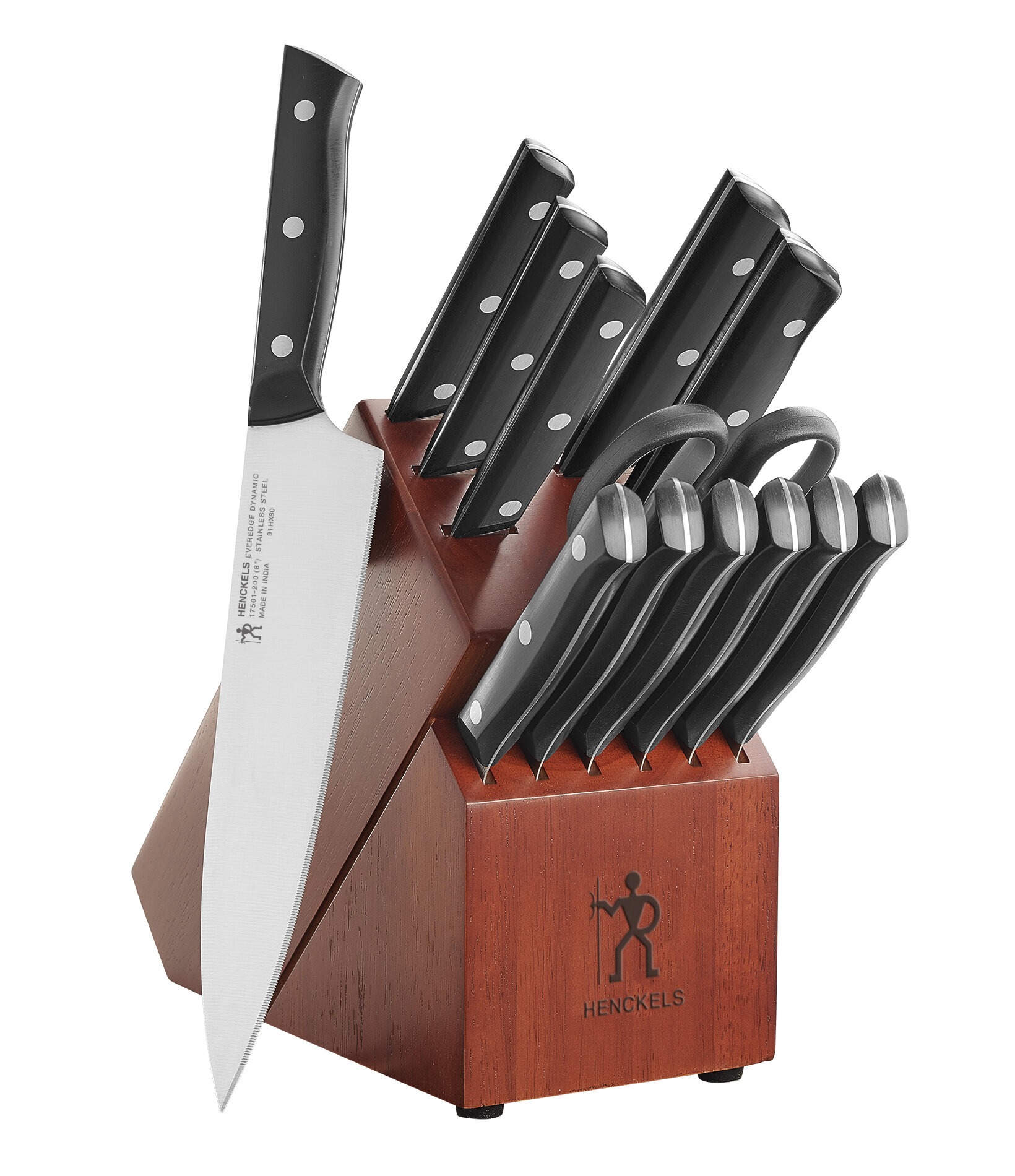 HENCKELS Henckels Everedge Dynamic 14-piece Knife Block Set & Reviews ...