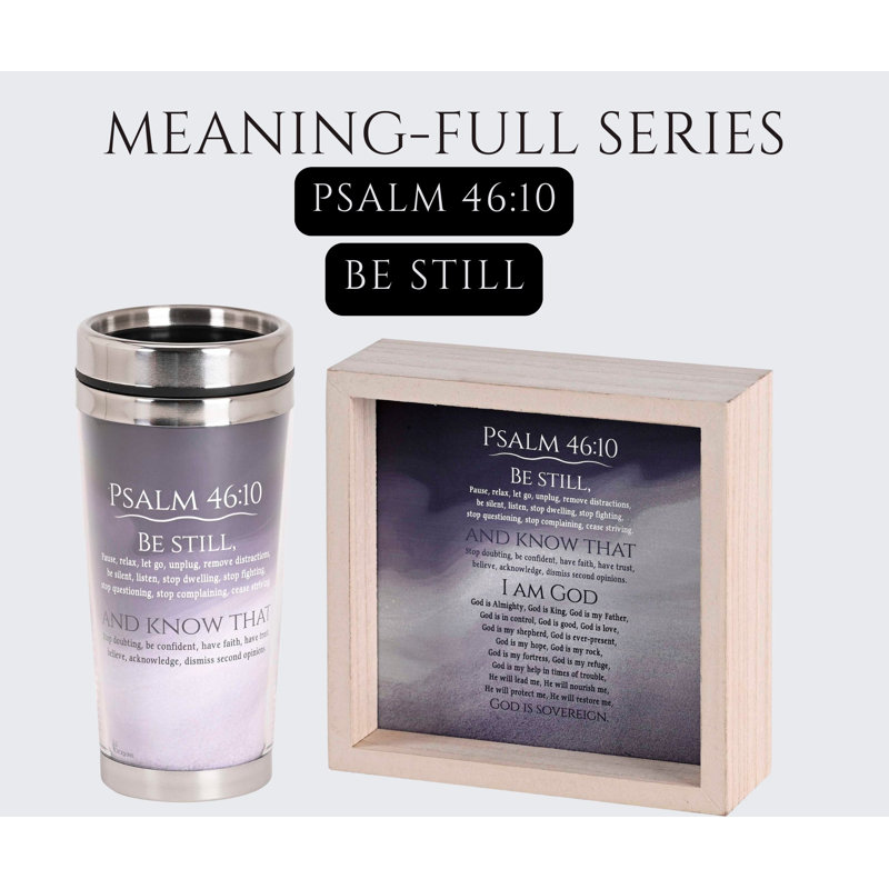 Tasse de voyage Be Still And Know I Am God