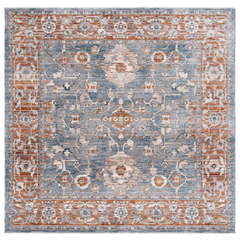 Hadewig 700 Performance Oriental Rug, Square 6'3"