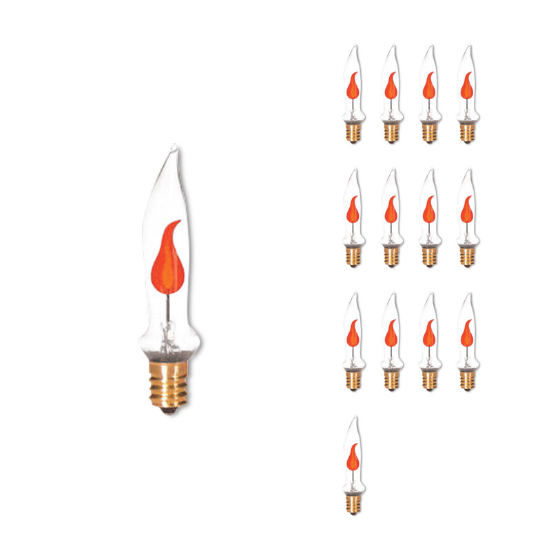3W E12 Dimmable Incandescent Candle Light Bulb