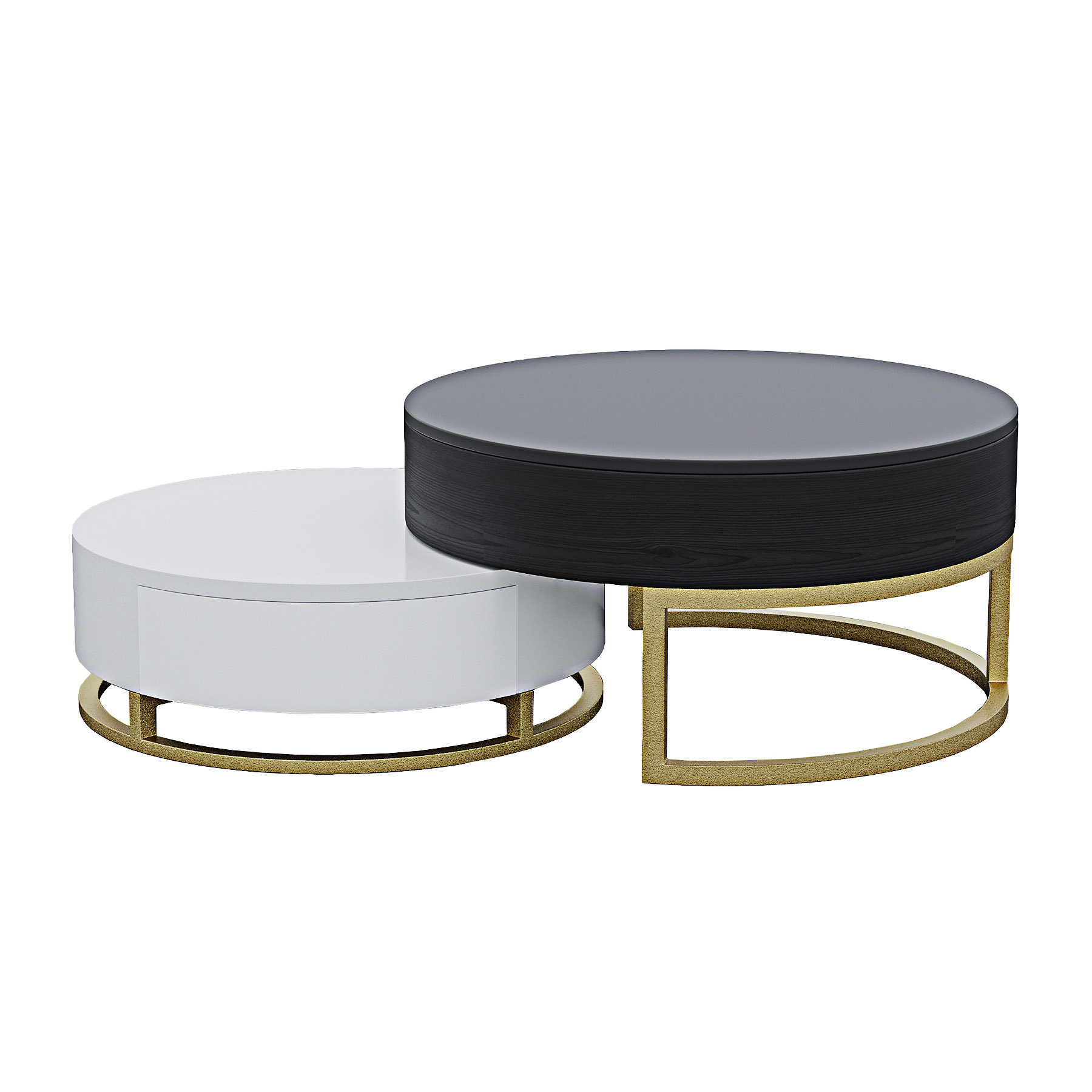 Table Basse Relevable Ronde Orren Ellis Table basse ronde à plateau relevable en bois - Wayfair Canada