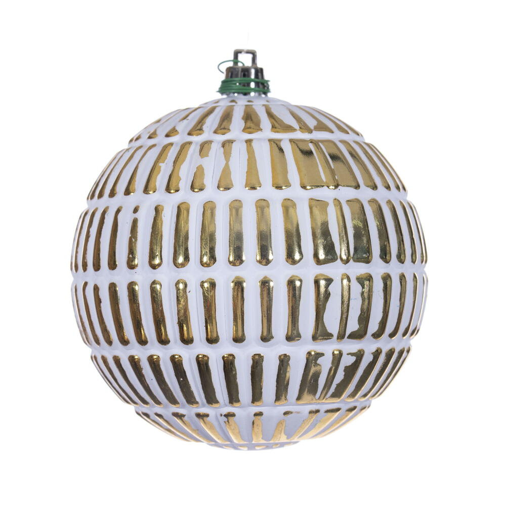Bauble, 4" H x 4" W x 4" D, Gold